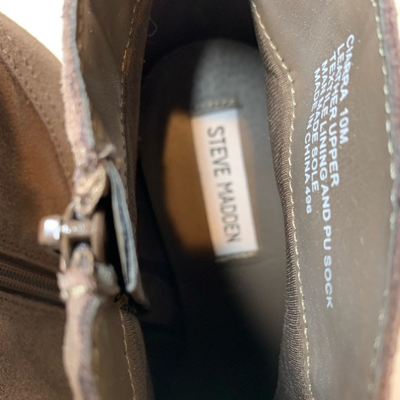 Steve Madden Ciarra Suede Fringe Bootie - Picture 5 of 9